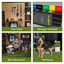 COMHOMA Outdoor Metal Storage Shed B106