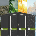 COMHOMA Outdoor Metal Storage Shed B106