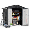 COMHOMA Outdoor Metal Storage Shed B106