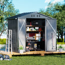 COMHOMA Outdoor Metal Storage Shed B106
