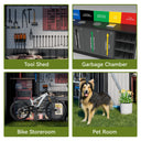 COMHOMA Outdoor Metal Storage Shed B106