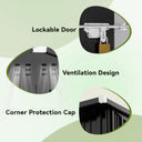 COMHOMA Outdoor Metal Storage Shed B106