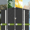 COMHOMA Outdoor Metal Storage Shed B106