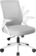 COMHOMA Nylon Adjustable Office Chair with Flip-Up Armrests CH219