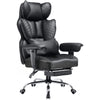 COMHOMA Upgraded Big and Tall Office Chair 400LBS with Pillow, Adjustable Armrest CH510