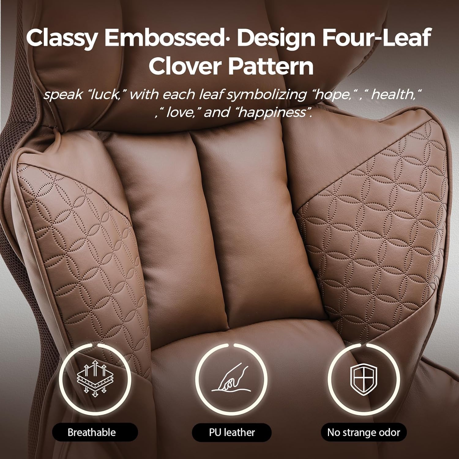 COMHOMA Upgraded Big and Tall Office Chair 400LBS with Pillow, Adjustable Armrest CH510