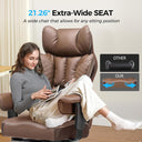 COMHOMA Upgraded Big and Tall Office Chair 400LBS with Pillow, Adjustable Armrest CH510