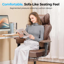 COMHOMA Upgraded Big and Tall Office Chair 400LBS with Pillow, Adjustable Armrest CH510