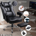 COMHOMA Upgraded Big and Tall Office Chair 400LBS with Pillow, Adjustable Armrest CH510