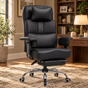 Cloudrest Pro® Big Tall Office Chair 400lbs with Built-In Lumbar Support, Footrest & Pillow CH620-SP