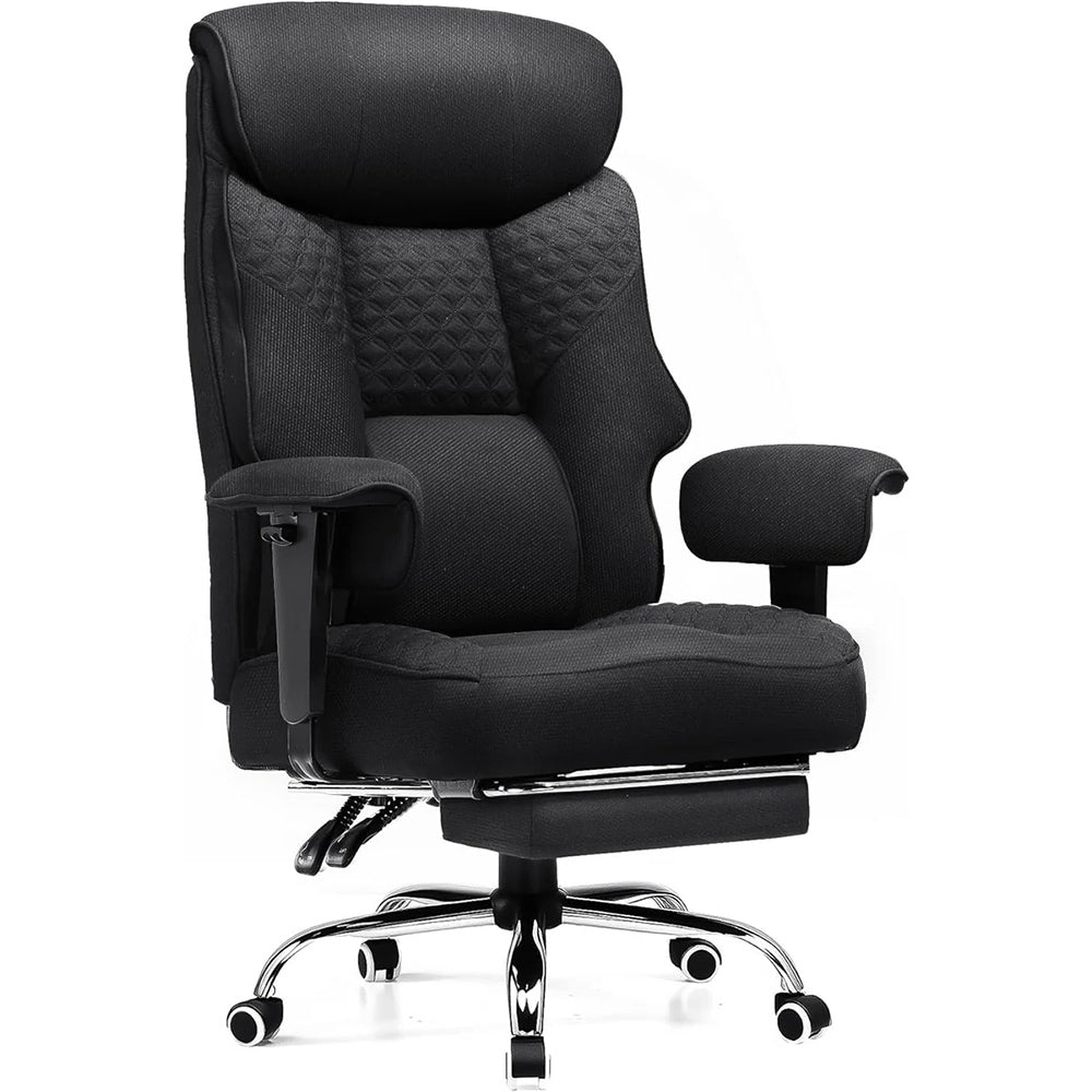 [Mid-Year Sale] COMHOMA Upgraded Big and Tall Office Chair 400LBS with Pillow & Adjustable Armrest CH510/CH511