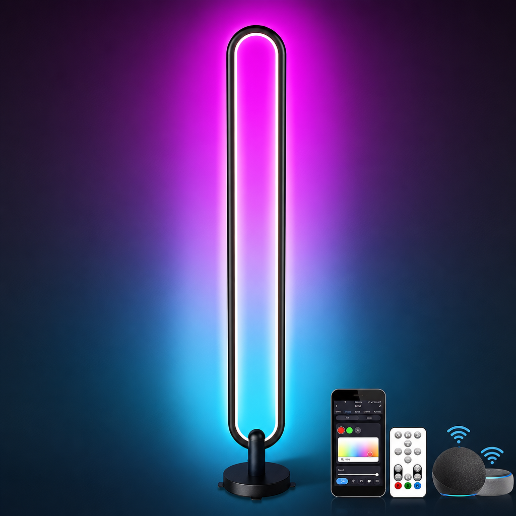 COMHOMA 41" U-shaped Floor Lamp HCP050