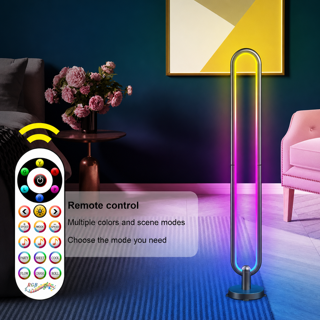 COMHOMA 41" U-shaped Floor Lamp HCP050