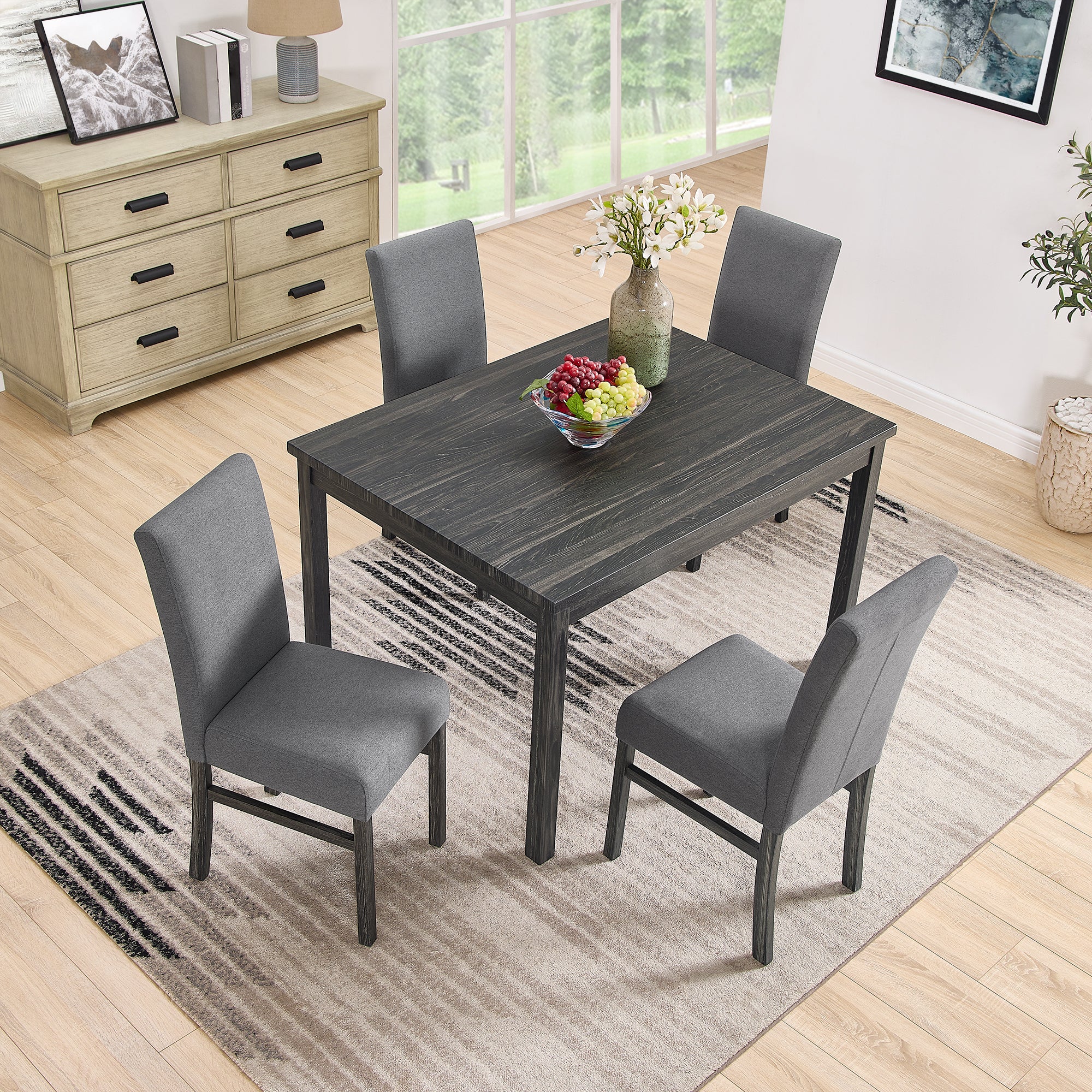 Dining table dining chairs kitchen dining table dining table small kitchen dining table small space dining table dining table home furniture rectangular modern,OLD SKU:W1781S00005