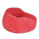 Giant Bean Bag Chair for Adults, Spacious Memory Foam Bean Bag Sofa with Armrests in Pink Teddy Fabric, Comfy Seating for Living Room or Bedroom
