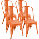 COMHOMA Metal Dining Chair Indoor Outdoor Chairs Patio Chairs-WMT-H0042-lxy