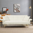 70.1 'futon sofa bed, convertible double sofa bed with folding armrests for living rooms and small Spaces