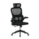 High Back Ergonomic Office Chair with Mesh Fabric, Black, Big and Tall Design for Home Office, Task Chair with Tilt Function, 3D Headrest, Lumbar Support, Swivel Rolling Chair