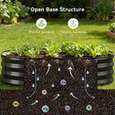 COMHOMA Metal Raised Garden Bed with Gloves Tools OT-GD02