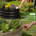 COMHOMA Metal Raised Garden Bed with Gloves Tools OT-GD02