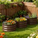 Metal Raised Garden Bed with Gloves Tools OT-GD02