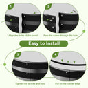 Metal Raised Garden Bed with Gloves Tools OT-GD02