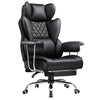 COMHOMA Colorful Big and Tall Office Chair with Lumbar Support & Adjustable Footrest GT205