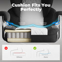 COMHOMA Big and Tall Office Chair with Lumbar Support & Adjustable Footrest GT205