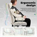 COMHOMA Big and Tall Office Chair with Lumbar Support & Adjustable Footrest GT205