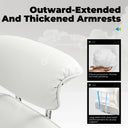 COMHOMA Big and Tall Office Chair with Lumbar Support & Adjustable Footrest GT205