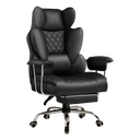 COMHOMA Upgraded Big and Tall Office Chair 400LBS with Pillow & Adjustable Armrest CH510/CH511