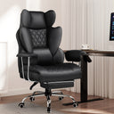 COMHOMA Upgraded Big and Tall Office Chair 400LBS with Pillow & Adjustable Armrest CH510/CH511