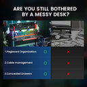 GTRACING Gaming Pegboard Desk GTP-430