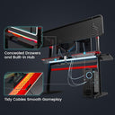 GTRACING Gaming Pegboard Desk GTP-430