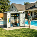 COMHOMA® Outdoor Metal Storage Tool Shed B106