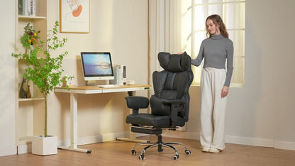 COMHOMA Upgraded Big and Tall Office Chair 400LBS with Adjustable Armrest CH510/CH511