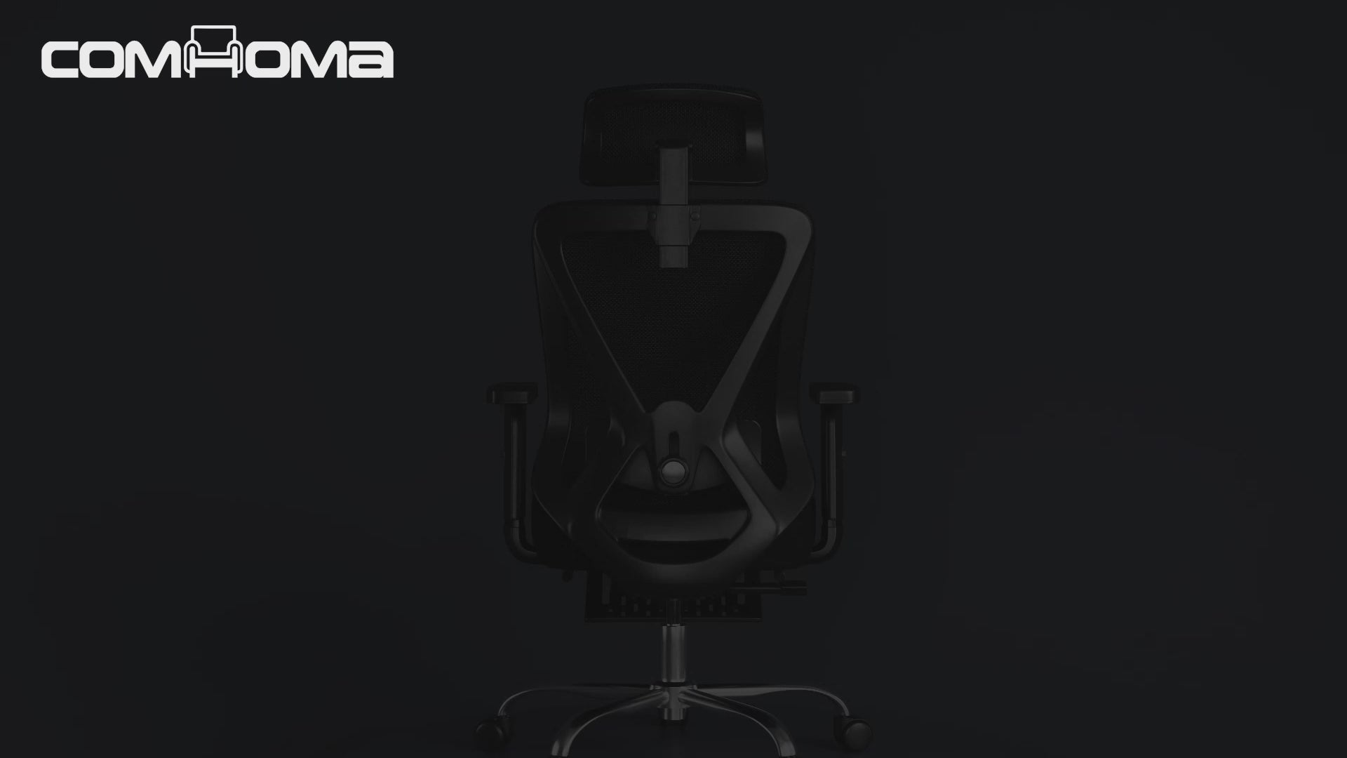 COMHOMA Mesh Office Chair Big and Tall 350 LBS CH226 (No Footrest)