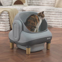 COMHOMA® Self Cleaning | Open Top Cat Automatic Litter Box, APP Control and Weight Monitoring