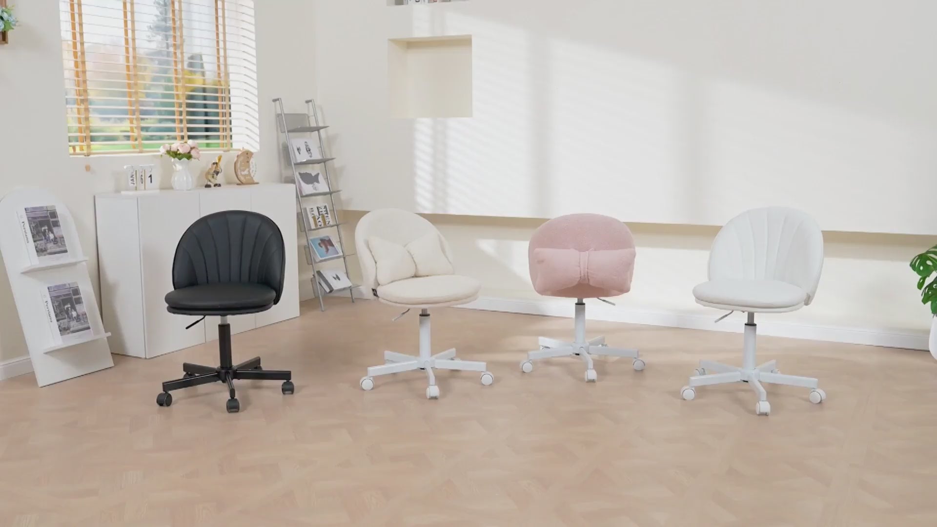 GTPLAYER Small Criss Cross Office Chair, Vanity Chair CH710