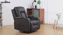 COMHOMA PU Leather Massage Recliner with LED Lighting H7137