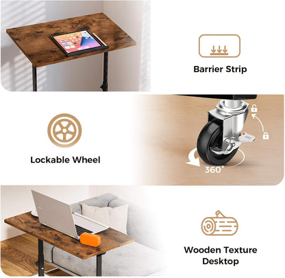COMHOMA Small Adjustable Standing Desk & Tiltable Tabletop DH005
