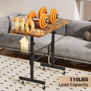 COMHOMA Small Adjustable Standing Desk & Tiltable Tabletop DH005