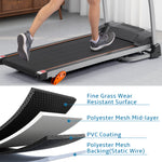 Electric Folding Treadmill with Wheels// Black