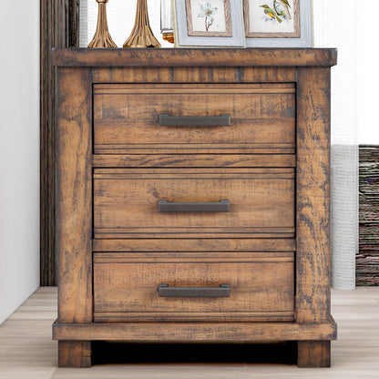 Rustic Wood Framhouse Nightstand