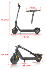 Mankeel MK090 Black 25KM/H App Controlled 350W 8.5Inch 40KM Off Road Scooter With Front and Rear Lights