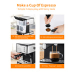 Espresso Maker,950W Silver