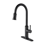 Pullout Spray Kitchen Faucet // MB01-Black
