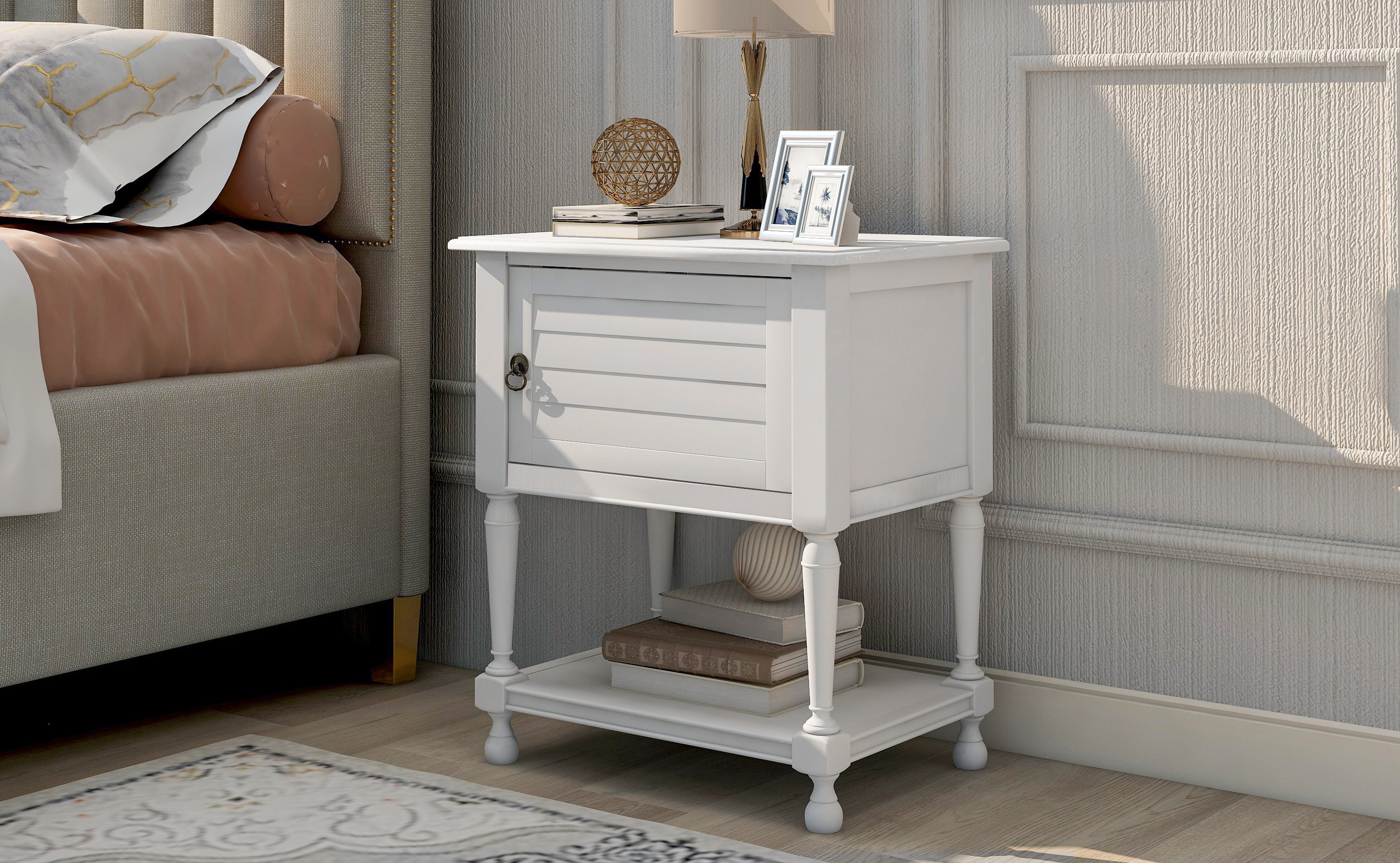 Versatile Nightstand White