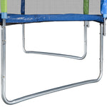 Outdoor Trampoline with Wind Stakes 12FT, Blue
