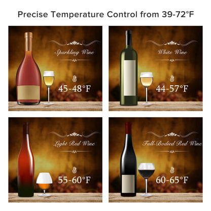 Countertop Freestanding Wine Cellars Red